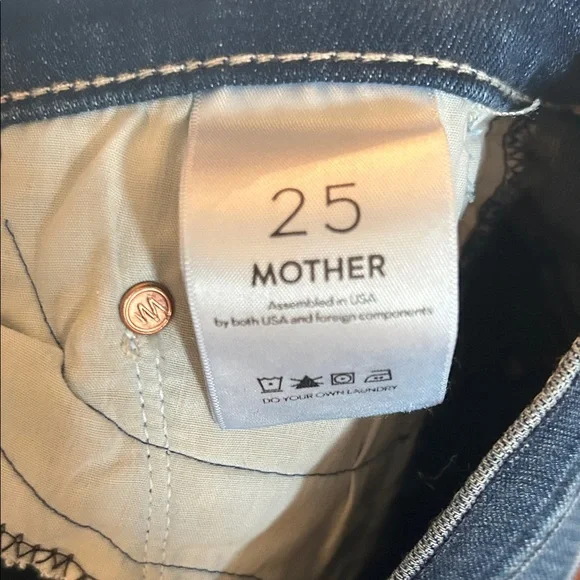 MOTHER Blue Denim Pencil Skirt - Picture 4 of 4